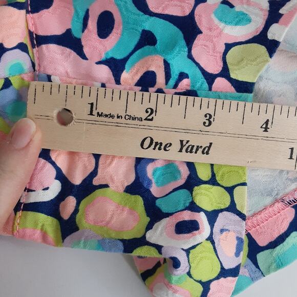 Lilly Pulitzer Ellie Shorts Gypsy Jungle Womens 8 Mosaic Multi Art Deco Preppy - Picture 11 of 11